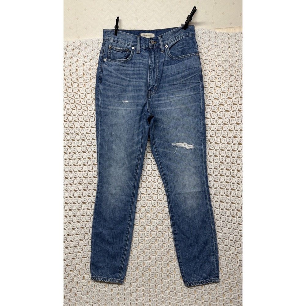 Madewell Rigid Skinny Jeans Women Size 27 Blue Denim 100%Cotton W27 L28